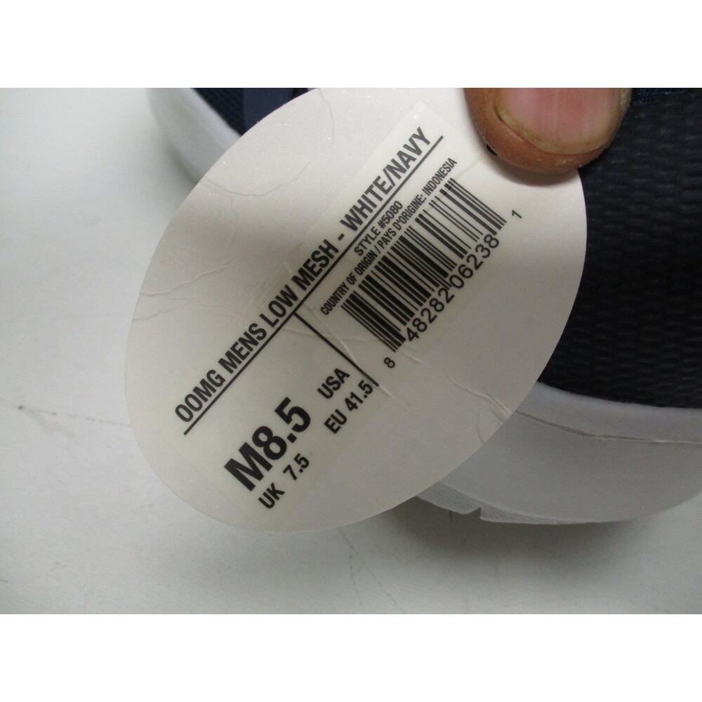 Oofos OOMG Mesh Shoes Mens Size 8.5 Comfort Slip On Recovery Walking Blue - Picture 7 of 7